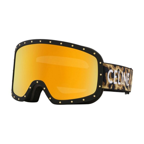 Celine Accessories - NEW CELINE CL40196U 99C SKI MASK BLACK/CAMOUFLAGE SMOKE/GOLD MIRROR SUNGLASSES